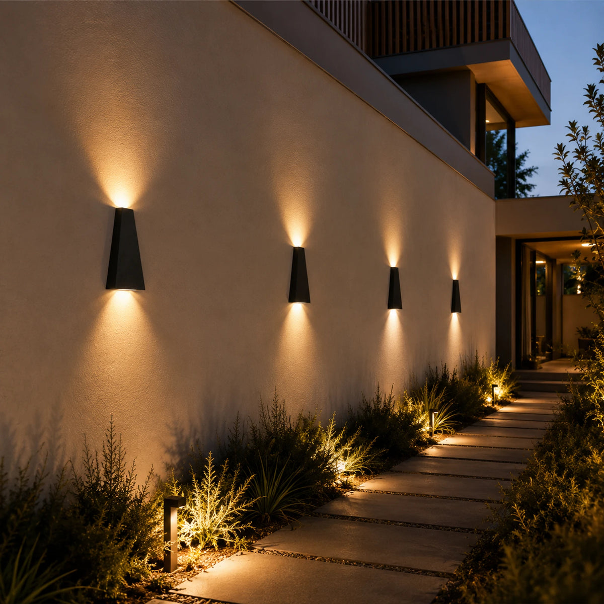 Wandlamp Vela - Zwart