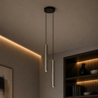compare product Hanglamp Riva - GU10 - Brons