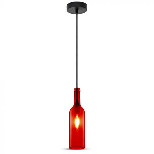 Hanglamp Azura - E14 - Rood Glas