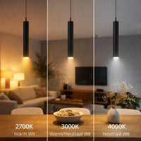Hanglamp Nova - LED 5W - 3CCT - Zwart
