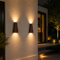 Wandlamp Vela - Corten