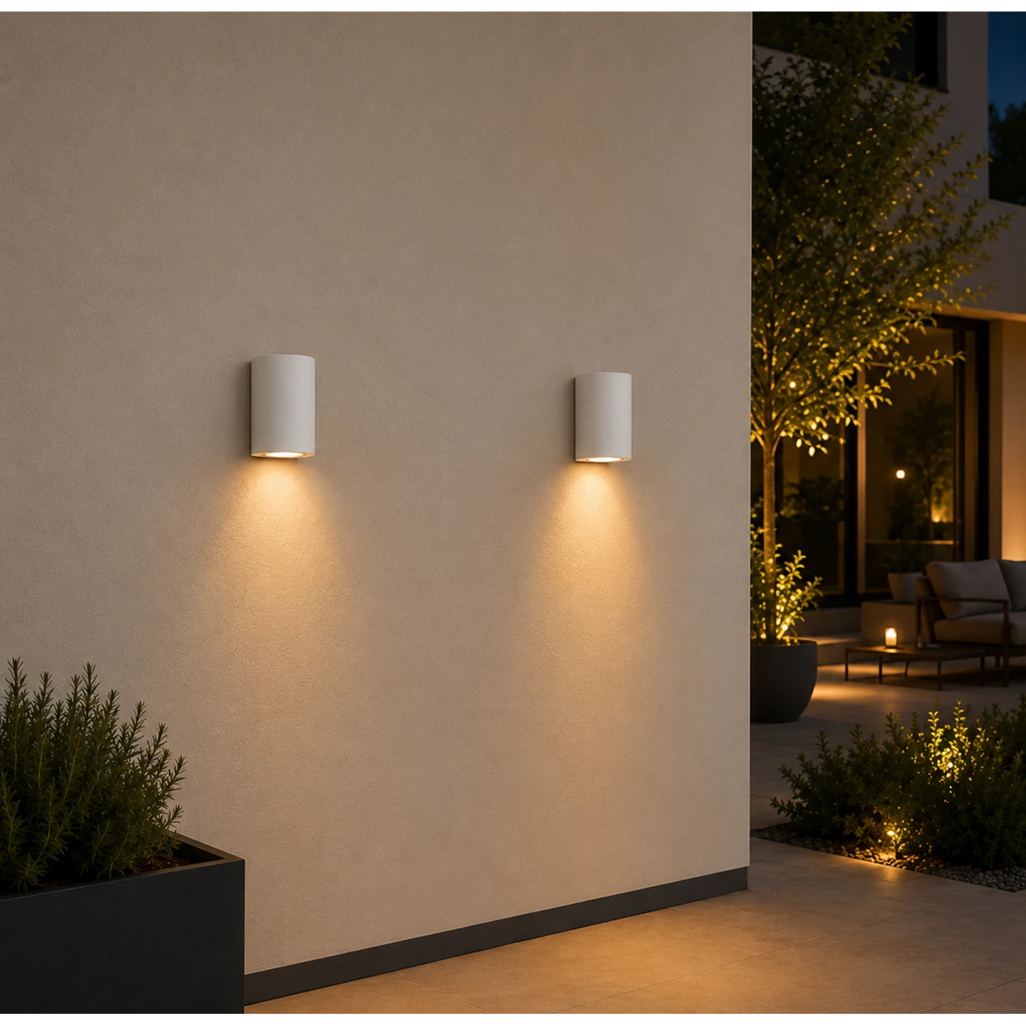 Wandlamp Cubo - Wit