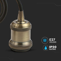 Hanglamp Aurea - E27 - Brons