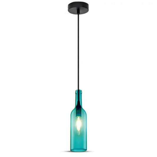 Hanglamp Azura - E14 - Blauw Glas