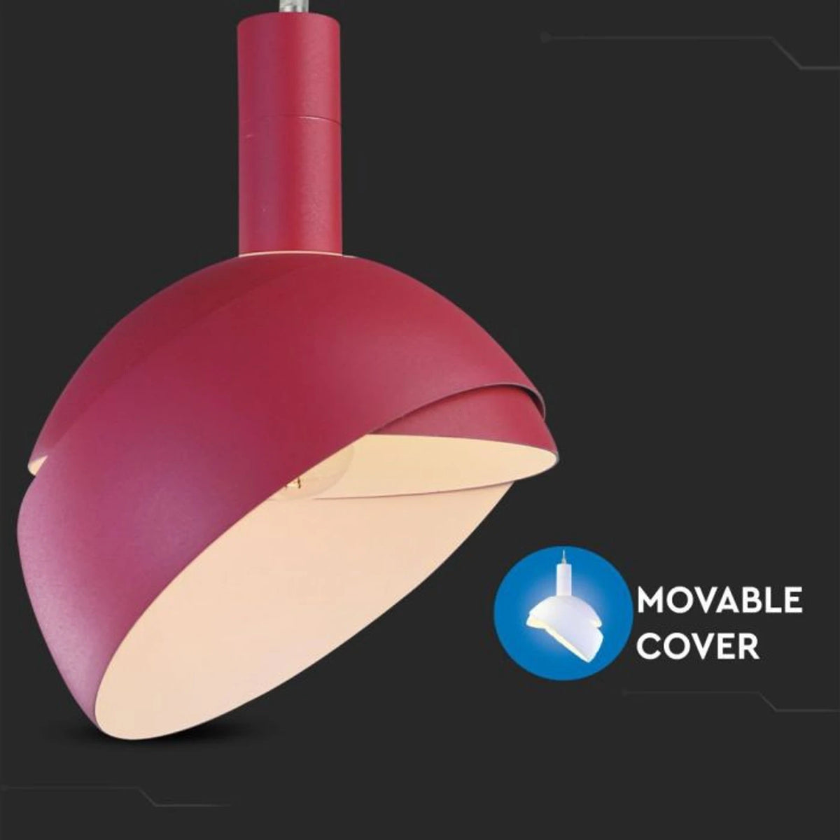 Hanglamp Elara - E14 - Roze